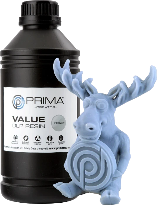 PrimaCreator Value UV/DLP Light Grey, 1.00kg