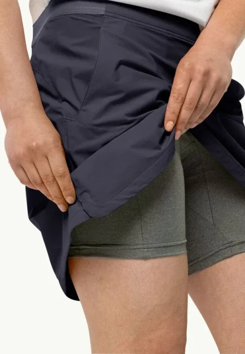 Jack Wolfskin Hilltop Trail Skort kurz graphite (Damen)