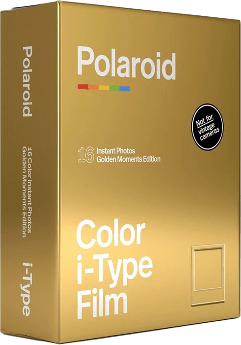 Polaroid Color i-Type Sofortbildfilm Golden Moments Edition Doppelpack
