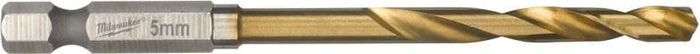 Milwaukee Red Hex Shockwave HSS-G TiN Metallbohrer, 5x31x80mm, 1 Stück