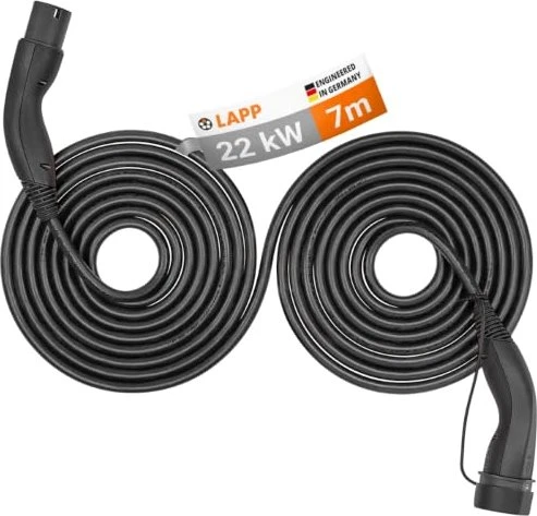 Lapp Mobility Standard Ladekabel Typ 2 schwarz, 22kW, 7m