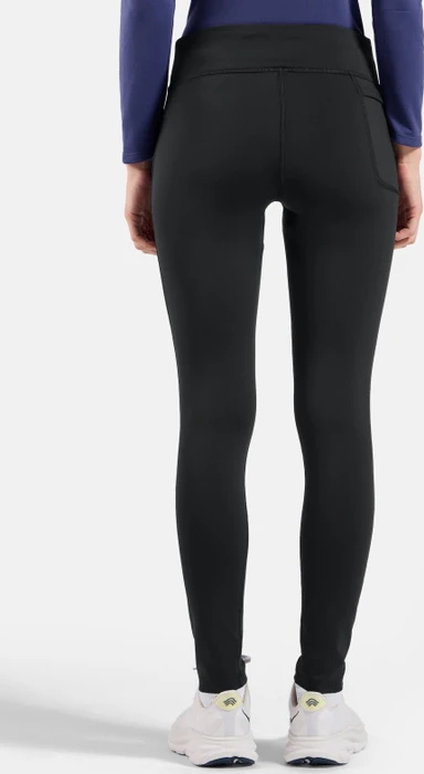 Odlo Essential Warm Tights Laufhose lang schwarz (Damen)