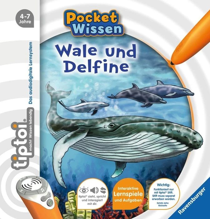 Ravensburger tiptoi Buch: Pocket Wissen: Wale und Delfine