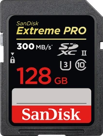 SanDisk Extreme PRO R300/W260 128GB, UHS-II U3, Class 10