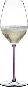 Riedel Fatto A Mano Champagner Weinglas violett