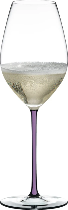 Riedel Fatto A Mano Champagner Weinglas violett
