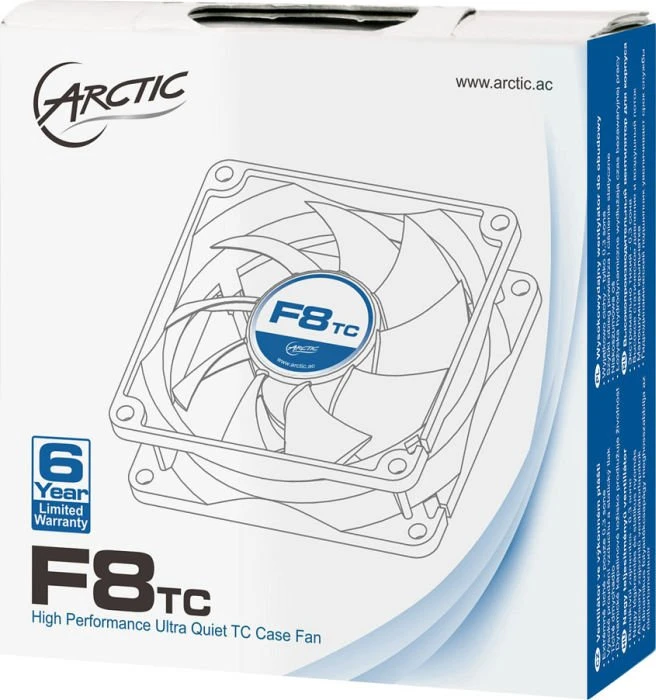 ARCTIC F8 TC, 80mm