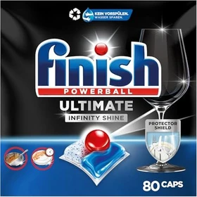 Finish Powerball Quantum Geschirrspültabs, 80 Stück
