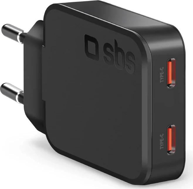SBS Mobile Ultra-Slim 65W USB-C Wall Charger schwarz