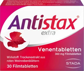 Sanofi-Aventis Antistax extra Venentabletten, 30 Stück