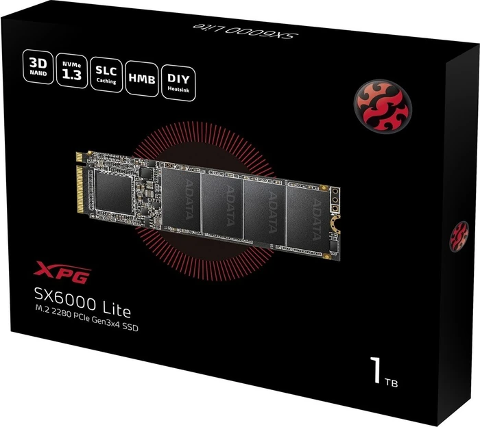 ADATA XPG SX6000 Lite 1TB, M.2 2280 / M-Key / PCIe 3.0 x4