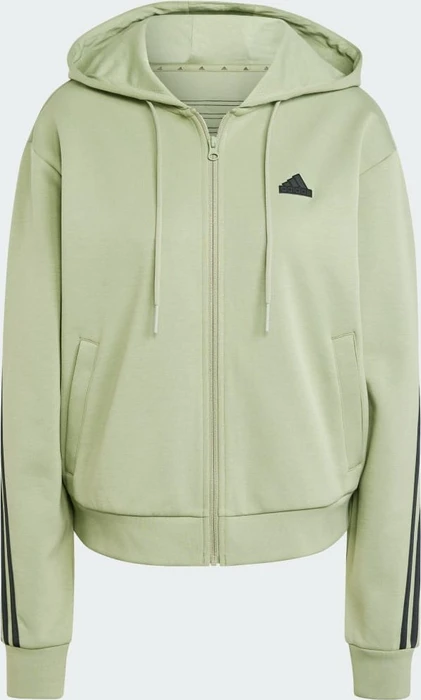 adidas Future Icons 3-Streifen Hoodie tent green (Damen)