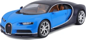 Bburago Bugatti Chiron blau
