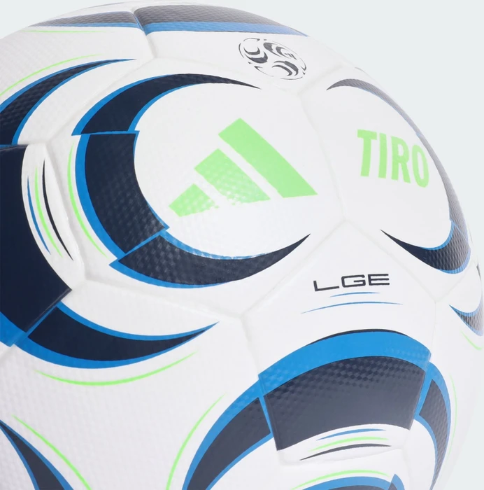 adidas Tiro League Fußball white/collegiate navy/bright blue/green