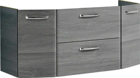 Pelipal Quick 328 Unterschrank 515x1110x480mm 2 Drehtüren, 1 Klappe, 1 Auszug inkl. Türdämpfer, wandhängend