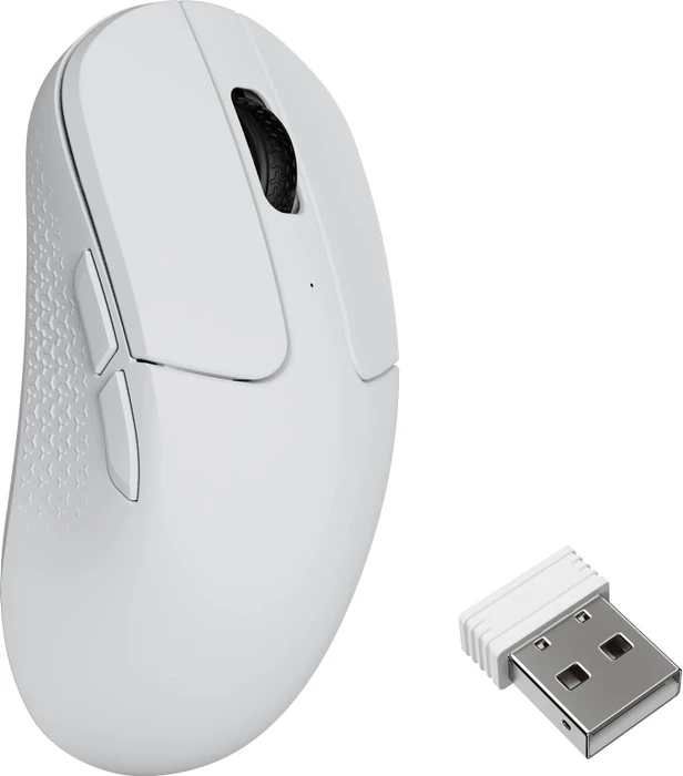 Keychron M3 mini Wireless Mouse weiß, 8K PixArt 3950, USB/Bluetooth