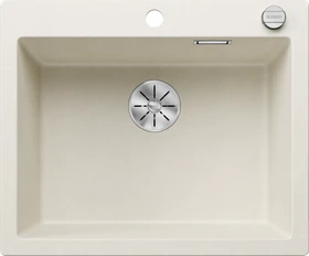 Blanco Pleon 6 InFino Becken mittig mit Ablauffernbedienung softweiß