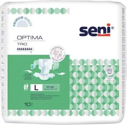 Seni Optima Trio Hygieneeinlage mit Hüftbund Größe L, 10 Stück