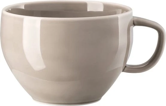 Rosenthal Junto Pearl Grey Porzellan Café-au-Lait-Obertasse 400ml
