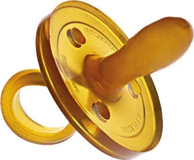 Büttner-Frank Goldisauger Naturform oval S Schnuller, 0-6M, Naturkautschuk