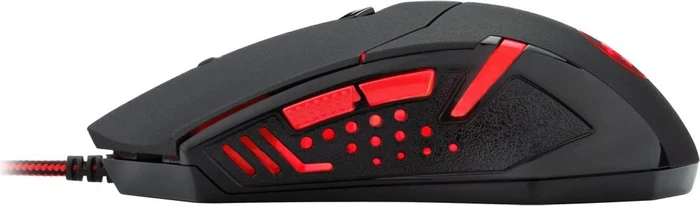 Redragon M601-3 Centrophorus schwarz/rot, inkl. Mousepad, USB