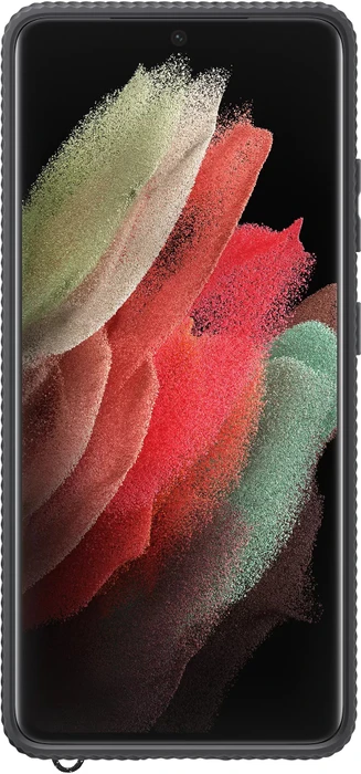 Samsung Clear Protective Cover für Galaxy S21 Ultra schwarz