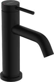Hansgrohe Tecturis S Einhebel-Waschbeckenarmatur 80 CoolStart EcoSmart+ mit Zugstangen-Ablaufgarnitur mattschwarz