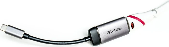 Verbatim USB-C 3.1 [Stecker] auf HDMI [Buchse] 4K 60Hz Adapterkabel schwarz, 0.1m