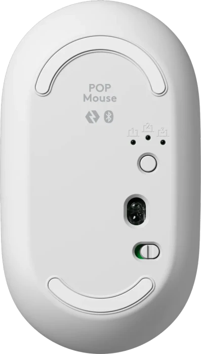 Logitech POP Wireless Mouse, Off-White, Logi Bolt, USB/Bluetooth