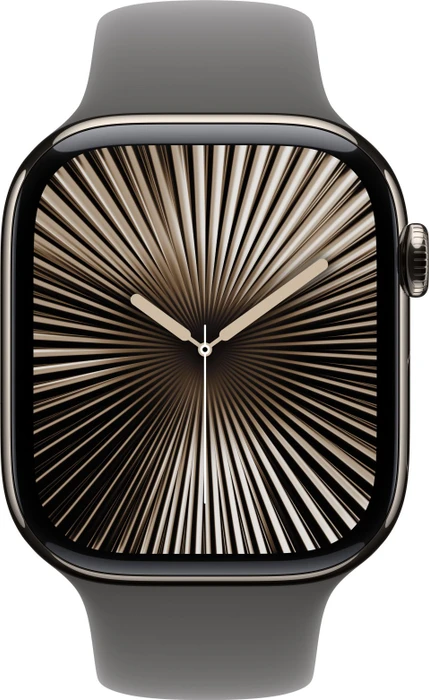 Apple Sportarmband M/L für Apple Watch 46mm steingrau