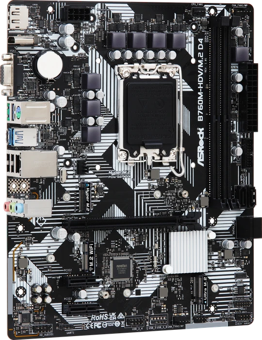 ASRock B760M-HDV/M.2 D4 (Intel 1700)