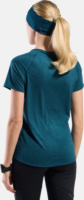 Odlo Active 365 Funktionsshirt kurzarm reflecting pond melange (Damen)
