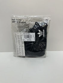 adidas Originals Face Cover Mundschutzmaske waschbar XS/S schwarz, 3 Stück