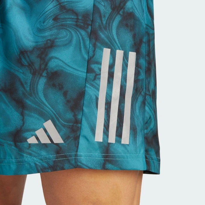 adidas Own The Run Allover Print Laufhose kurz arctic fusion/black (Herren)