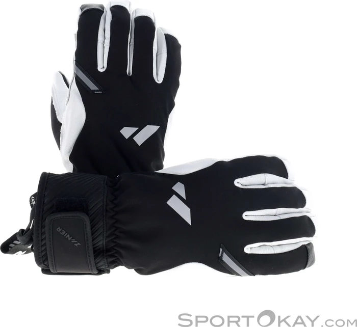 Zanier Laserz.TW Skihandschuhe schwarz/weiß