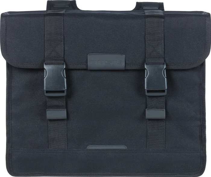 Basil Kavan Eco Classic Doppeltasche Gepäcktasche schwarz