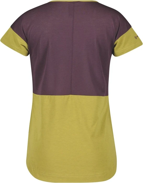 Scott Trail Flow Dri Trikot kurzarm mud green/dark purple (Damen)