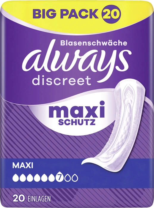 Always Discreet Ultimate Tag Hygieneeinlage