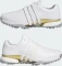 adidas Tour360 24 Boost cloud white/gold metallic/silver metallic (Herren) Vorschaubild