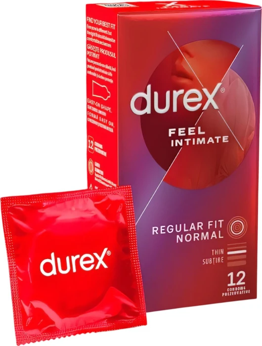 Durex Feel Thin Regular Fit, 12 Stück