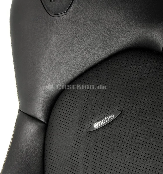noblechairs Icon Gamingstuhl, schwarz/gold