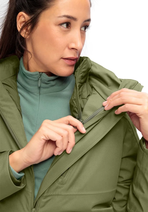 Maier Sports Lisbon 3in1 Funktionsjacke chopped herbs (Damen)