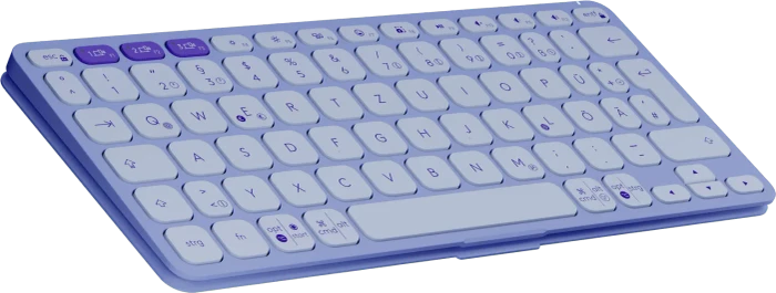 Logitech Keys-To-Go 2, Lilac, Bluetooth, DE