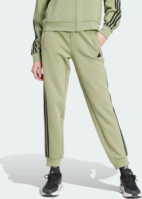 adidas Future Icons 3-Streifen Regular Trainingshose lang tent green (Damen)