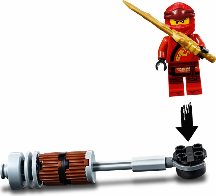 LEGO Ninjago Legacy - Kais Feuer-Bike & Zanes Schneemobil