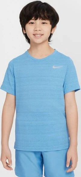 Nike Dri-FIT Miler Funktionsshirt kurzarm blue beyond (Junior)