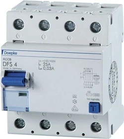 Doepke Fehlerstromschutzschalter DFS 4 040-4/0,03-A