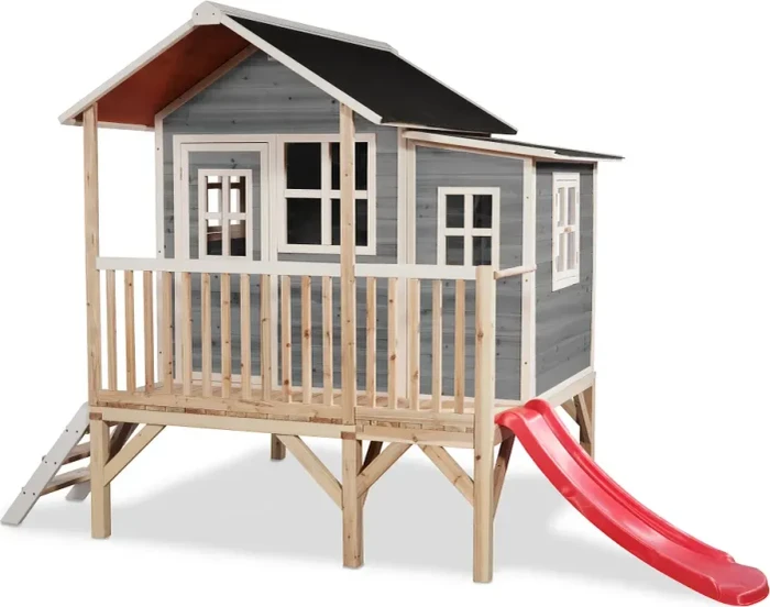 Exit Toys Exit Loft 350 Holz Spielhaus grau