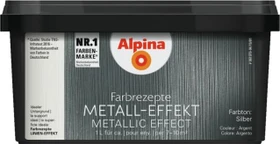 Alpina Farben Farbrezepte Innenfarbe metall-effekt silber, 1l