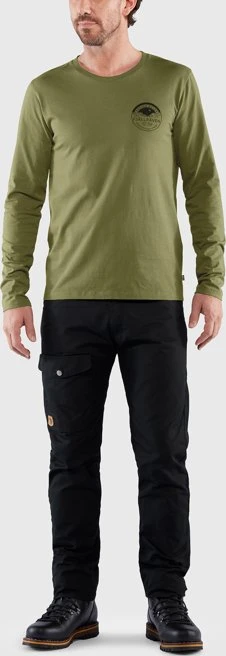 Fjällräven Forever Nagture Badge Shirt langarm caper green (Herren)